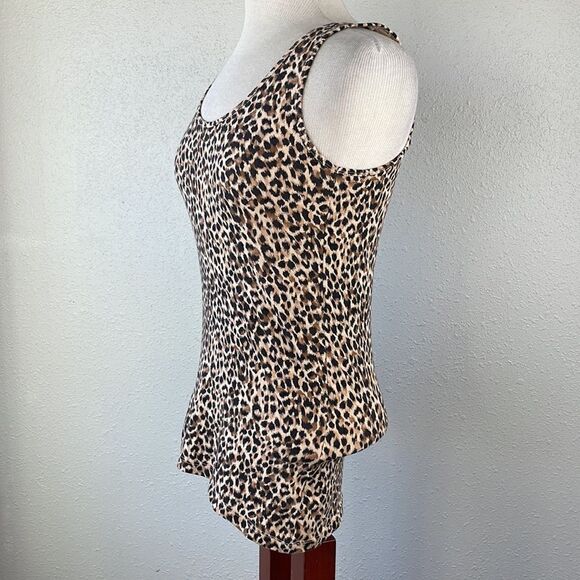 Old Navy First Layer Leopard Print Tank Top Size XS - Picture 3 of 6